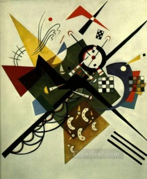  abstracto Pintura al %C3%B3leo - Sobre Blanco II Expresionismo arte abstracto Wassily Kandinsky